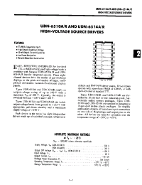 Datasheet UDN-6510A manufacturer Неопределенные