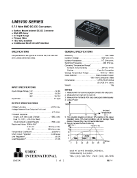 Datasheet UM5109 manufacturer Неопределенные