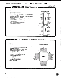Datasheet UM9203 manufacturer Неопределенные