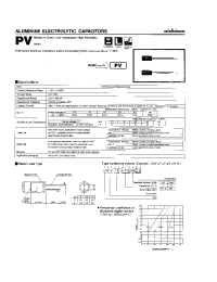 Datasheet UPV1E470MGH manufacturer Неопределенные