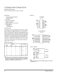 Datasheet UT54ACS74 manufacturer Неопределенные