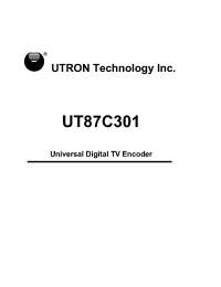 Datasheet UT87C301 производства Неопределенные