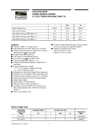 Datasheet V53C1256162VAUT7PC manufacturer Неопределенные