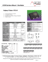Datasheet VF315PH6.0MC manufacturer Неопределенные