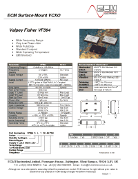 Datasheet VF594SL15046.72M manufacturer Неопределенные