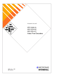 Datasheet VPX3220A manufacturer Неопределенные