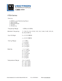 Datasheet VTD3HJ4CE производства Неопределенные