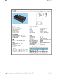 Datasheet W4232-D5 manufacturer Неопределенные