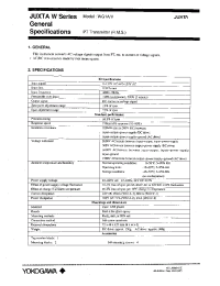 Datasheet WG1A-0B-2 manufacturer Неопределенные