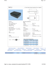 Datasheet WP1212-760 manufacturer Неопределенные