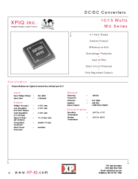 Datasheet WU105 manufacturer Неопределенные