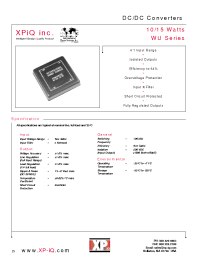 Datasheet WU201 manufacturer Неопределенные