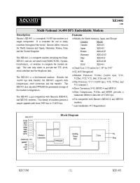 Datasheet XE1401G manufacturer Неопределенные