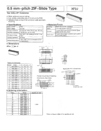 Datasheet XF2J-1024-11 manufacturer Неопределенные