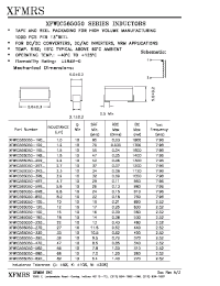 Datasheet XFWIC565050-151 производства Неопределенные