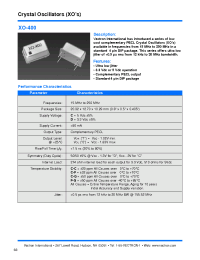 Datasheet XO-400-CFC-C-175.0000MHz manufacturer Неопределенные