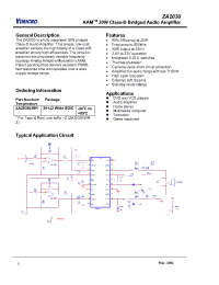 Datasheet ZA2030EWR manufacturer Неопределенные