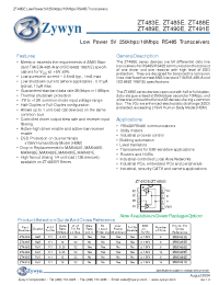 Datasheet ZT489EEP manufacturer Неопределенные