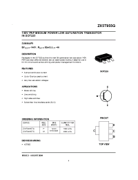 Datasheet ZX5T955GTC manufacturer Неопределенные