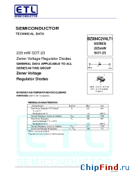 Datasheet BZX84C3V0LT1 manufacturer E-Tech