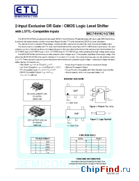 Datasheet MC74VHC1GT86DTT1 manufacturer E-Tech