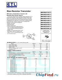 Datasheet MMUN2230RLT1 manufacturer E-Tech