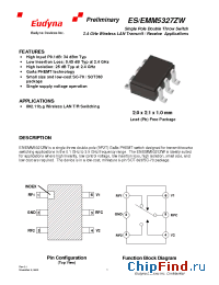 Datasheet ESM5327ZW manufacturer Eudyna