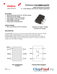 Datasheet ESM5328ZW производства Eudyna