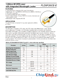 Datasheet FLD5F20CE-E9180 manufacturer Eudyna