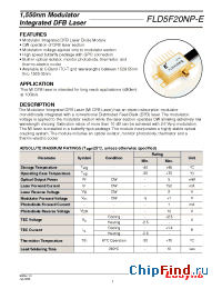 Datasheet FLD5F20NP-E22 manufacturer Eudyna