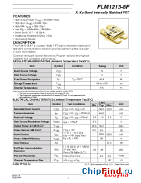 Datasheet FLM1213-8F manufacturer Eudyna