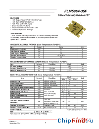 Datasheet FLM5964-35F manufacturer Eudyna