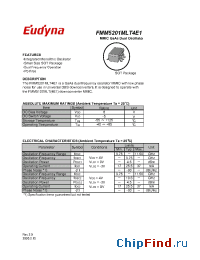 Datasheet FMM5201MLT4E1 manufacturer Eudyna