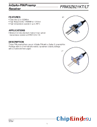 Datasheet FRM3Z621KT manufacturer Eudyna