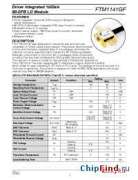 Datasheet FTM1141GF manufacturer Eudyna