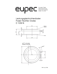 Datasheet D1069N manufacturer Eupec