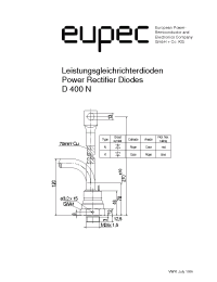 Datasheet D400N manufacturer Eupec