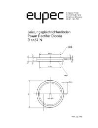 Datasheet D4457N-600 manufacturer Eupec