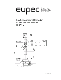 Datasheet D475N manufacturer Eupec