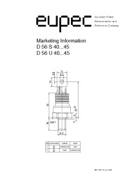 Datasheet D56U manufacturer Eupec