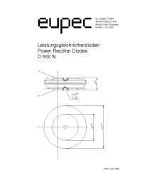 Datasheet D660N-1600 manufacturer Eupec