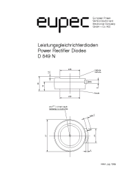 Datasheet D849N manufacturer Eupec