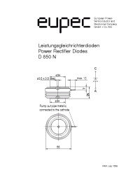 Datasheet D850N manufacturer Eupec