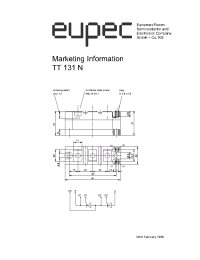 Datasheet DT131N manufacturer Eupec