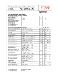 Datasheet FS10R06VL4B2 manufacturer Eupec