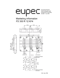 Datasheet FS300R12KF4 manufacturer Eupec
