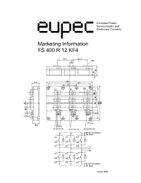 Datasheet FS400R12KF4 manufacturer Eupec