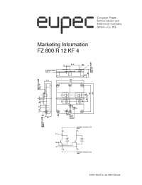 Datasheet FZ800R12KF4 manufacturer Eupec
