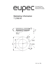 Datasheet T2160N manufacturer Eupec