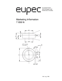 Datasheet T699N manufacturer Eupec